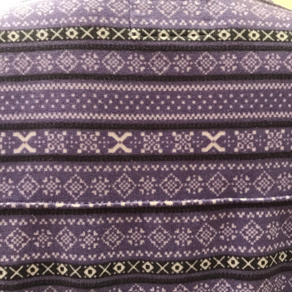 Jachs Cabin Fleece Pullover Sweater Womens Size Large Lavender Grey Outerwear - Picture 10 of 15